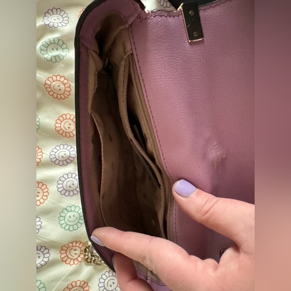 Kate Spade - purple/orange/pink “snake skin design” crossbody - Picture 8 of 10